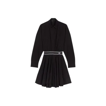Maje Flared Shirt Dress