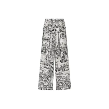 DIOR SS24 Casual Pants Women's Black