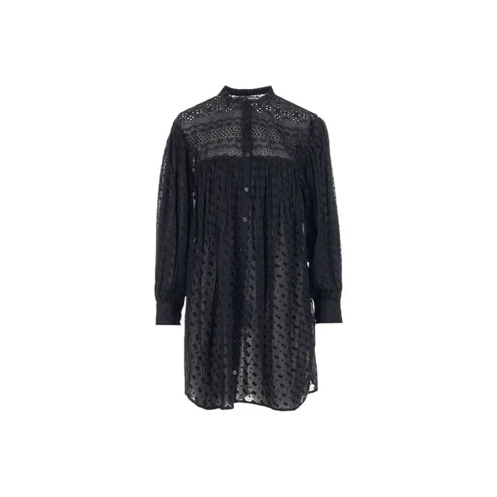 ISABEL MARANT Long-Sleeved Dresses Women's Black-0
