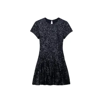 Maje Sequinned Mini Dress
