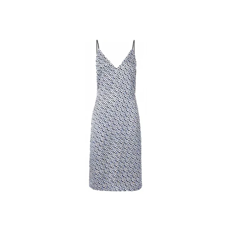 Burberry Sleeveless Dress Women's Blue-0