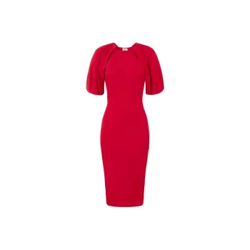 Elisabetta Franchi Zip detail Midi Dress