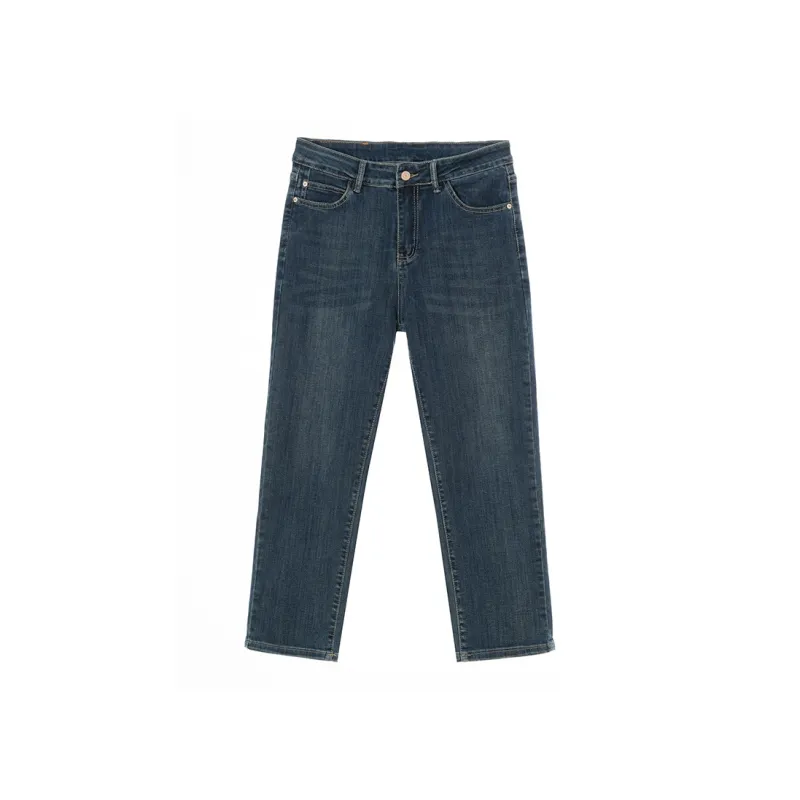 FAWENXIANGZI Jeans Women's Blue-0