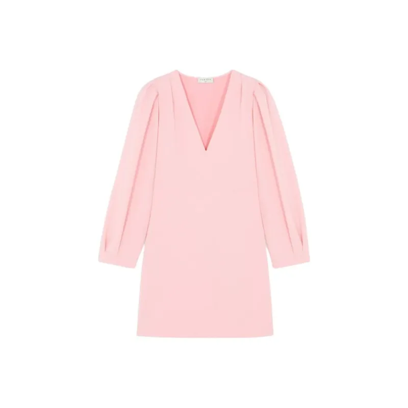 Sandro Long Sleeved Dresses Women's Pink-0