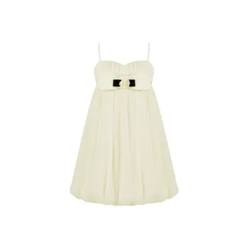 TAMMY TANGS Slip Dresses Women's Apricot
