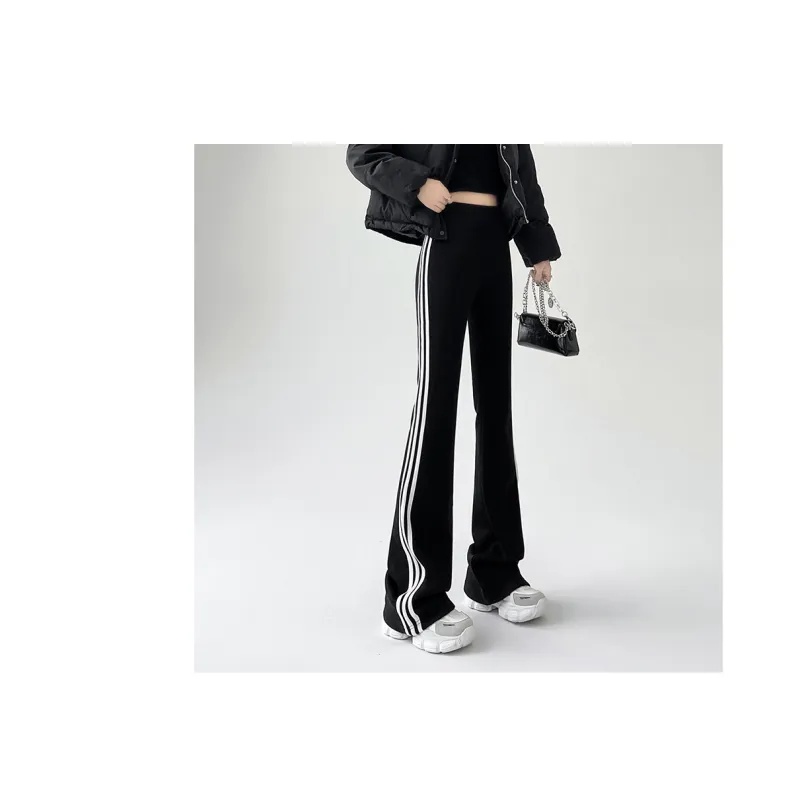 Oudifu Casual Pants Women's Black-1