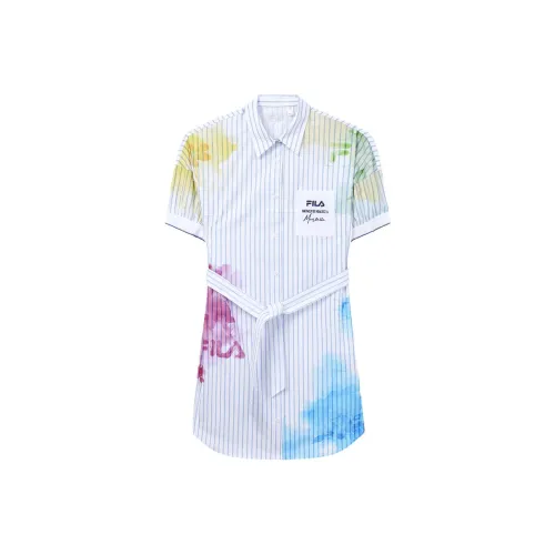 FILA Short Sleeved Dresses Women's Multicolor