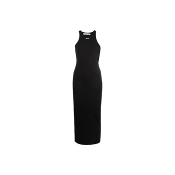 OFF WHITE SS21 Sleeveless Dresses Women's Black