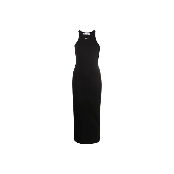 OFF WHITE SS21 Sleeveless Dresses Women's Black-0