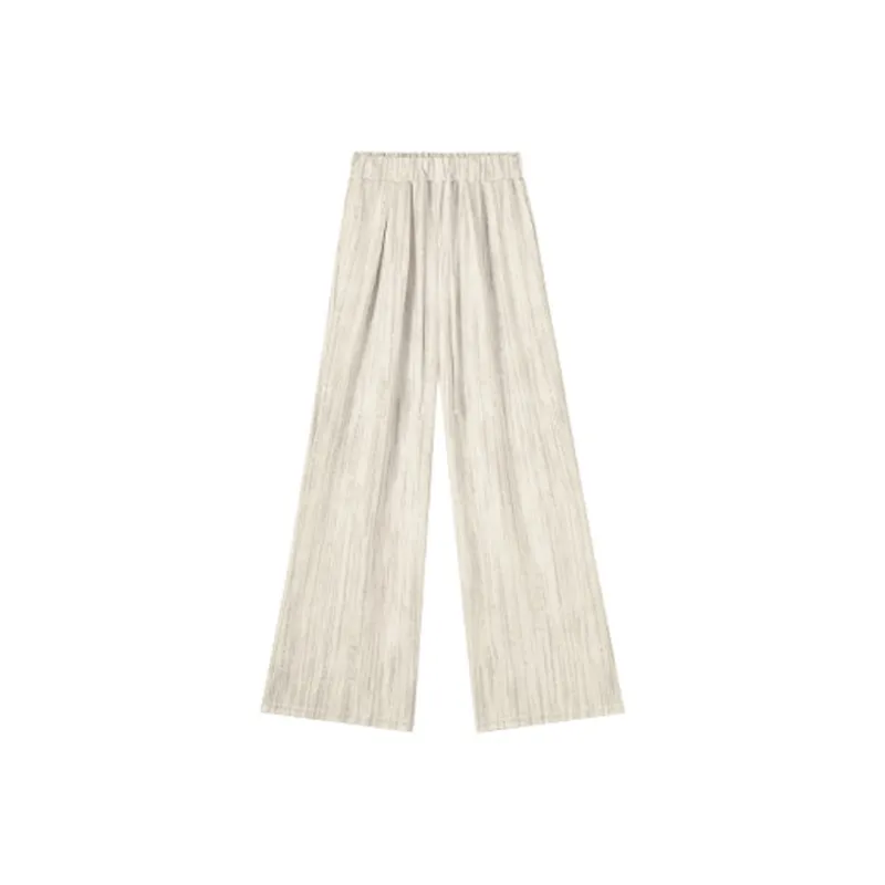 LUYOUYE Casual Pants Women's Beige Yellow-0