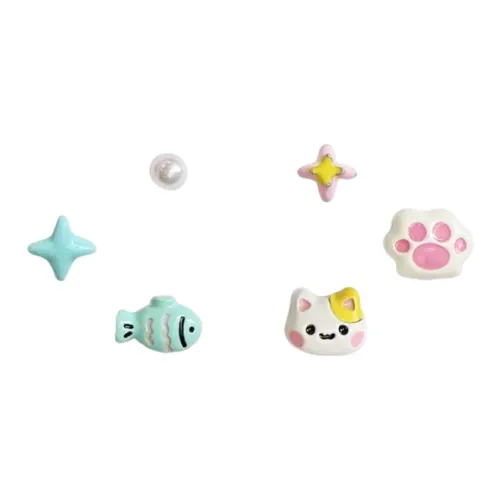 Universe Search Alloy Stud Earrings Women's