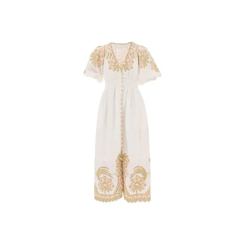 Zimmermann Waverly Embroidered Midi Dress