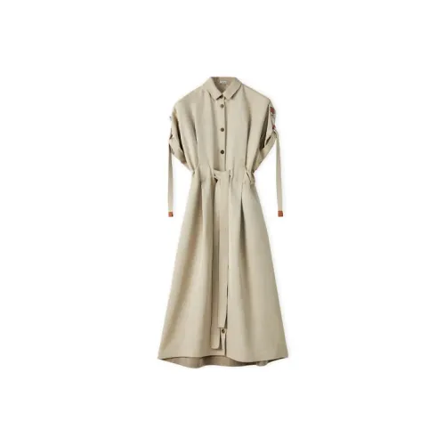 LOEWE FW21 Short-Sleeved Dresses Women's Gray