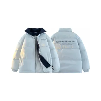 Warrior Ride The Wind Collection Open Ended Smile Collection Puffer Jacket Unisex