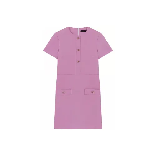 Maje Short Sleeved Dress Women
s Light Purple