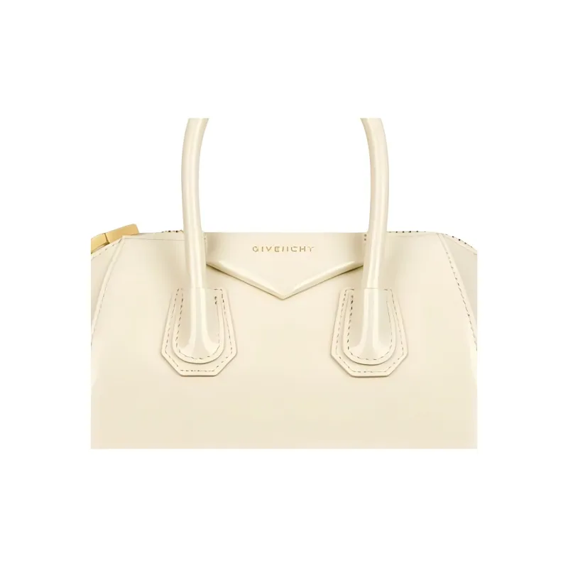 Givenchy Antigona Calfskin Crossbody Handbag Mini Women's Cream-3