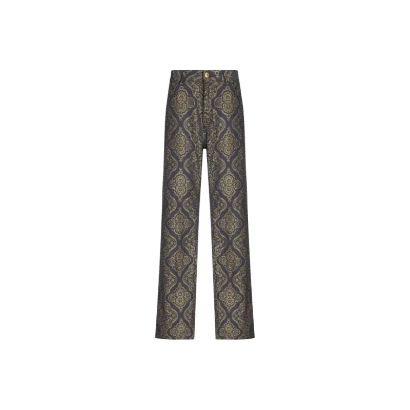 ETRO Paisley Printed Straight Leg Trousers-0