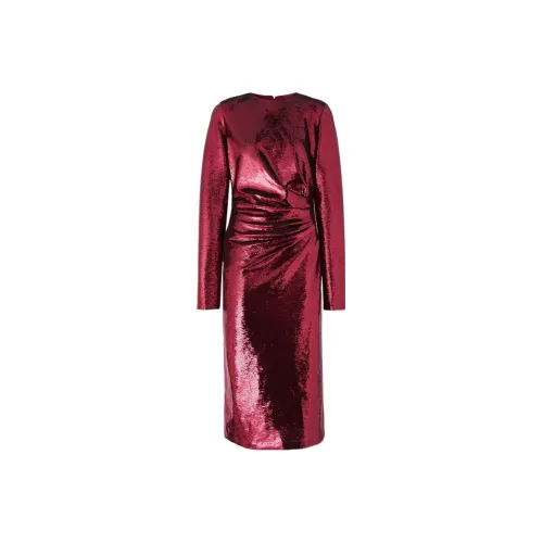 Burberry Aurora Gathered-detail Sequin Midi Dress
