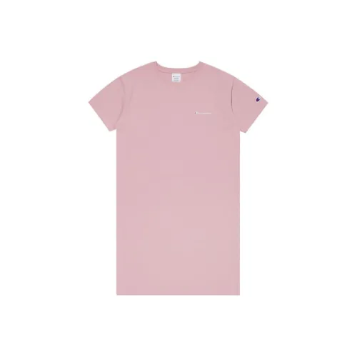 Champion Crew Neck Loose Fit Short Sleeved Dress Japan Version Women's