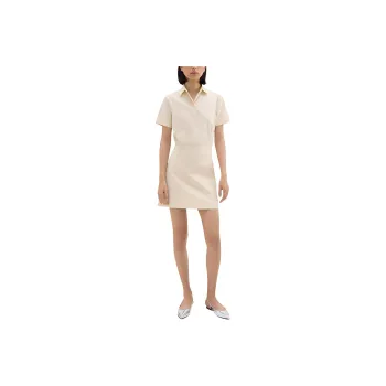 THEORY A line Button up Minidress