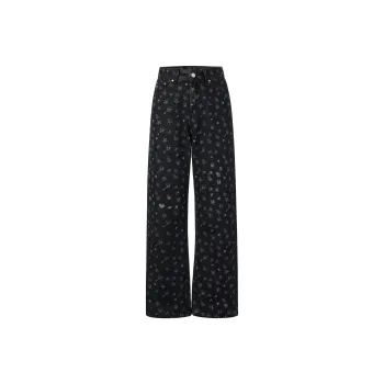 BETWEENAND x NIAONIAOYI Jeans Women's Black