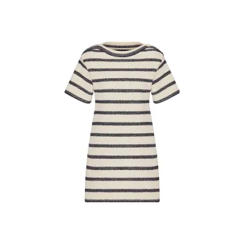 DIOR Short Sleeved Dresses Women's Beige