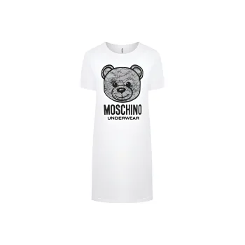 MOSCHINO Short Sleeved Dresses Women's White