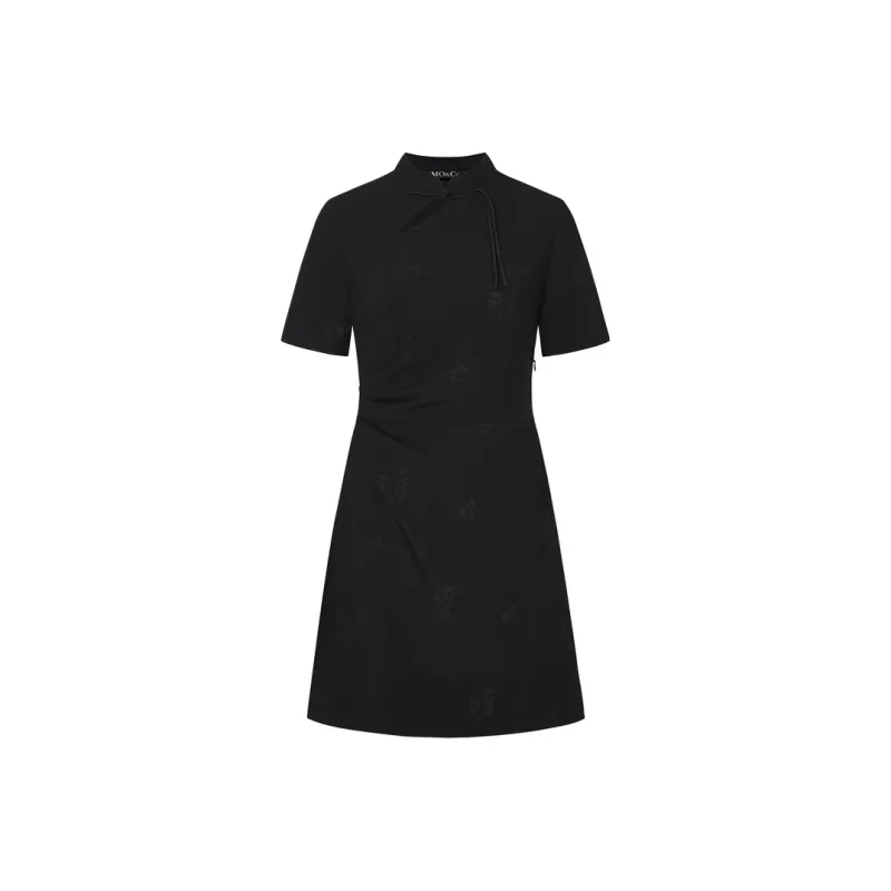MO&CO Short Sleeved Dresses Women's Black-0