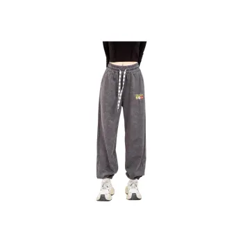 MUGUOGUOMU Casual Pants Women's Stone Gray