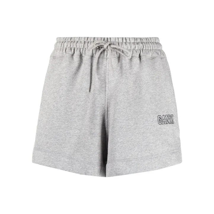 GANNI Casual Shorts Women's Gray-0
