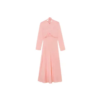 Sandro Long Sleeved Dress Women's Pink