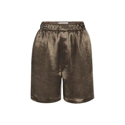 Bottega Veneta Casual Shorts Women's Olive Green