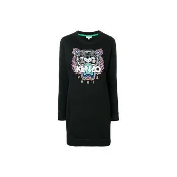 KENZO Long Sleeved Dresses Women's Black