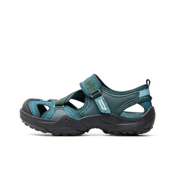 Mule Donkey Slip Resistant Waterproof River Trekking Shoes Unisex Green Lake Blue