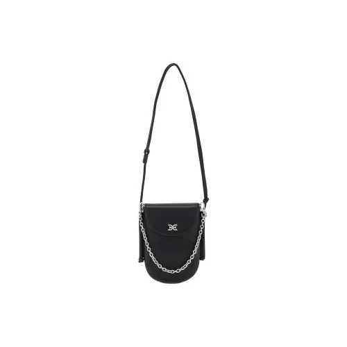SAM EDELMAN Cow Leather Handbag Shoulder Bag Crossbody Bag Small Size Women's Black