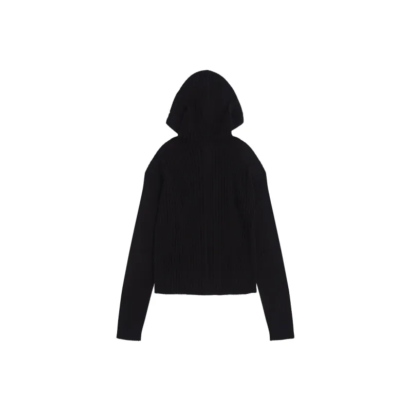 Givenchy Balaclava Textured Crew Neck Sweater-0