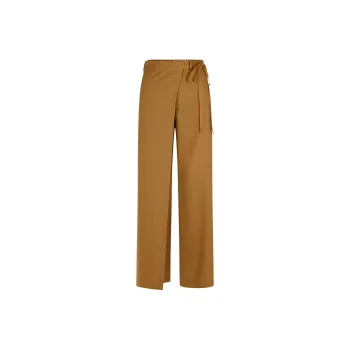 MM6 Maison Margiela Tie Fastened Flared Trousers