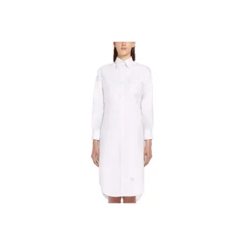 THOM BROWNE Long Sleeved Dresses Women's White