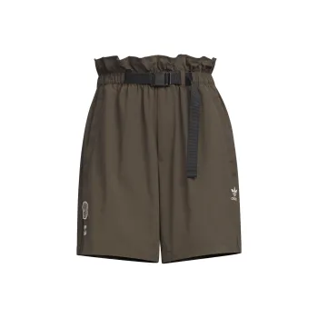 Adidas Originals Adidas X Yu Nagaba SS23 Co branded Series Casual Shorts Women's Olive Green