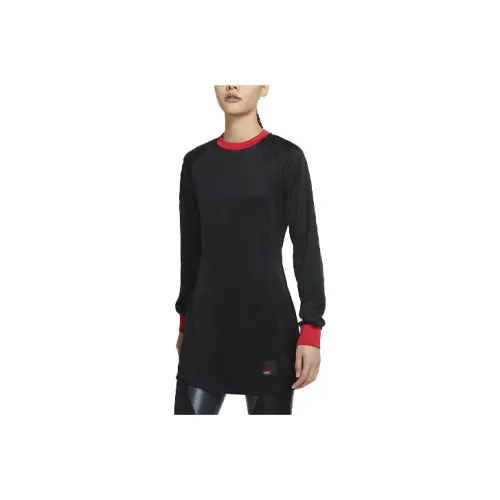 JORDAN Long Sleeved Dresses Women's Black