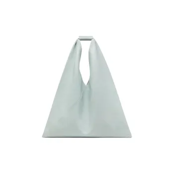 MM6 Maison Margiela Calfskin Handbag Regular Women's Gray Green