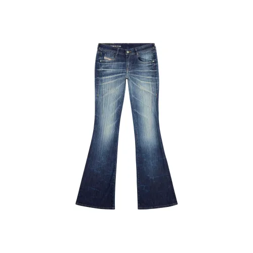 DIESEL Women's D Ebbey Bootcut And Flare 1969 09i03 Jeans Dark Blue