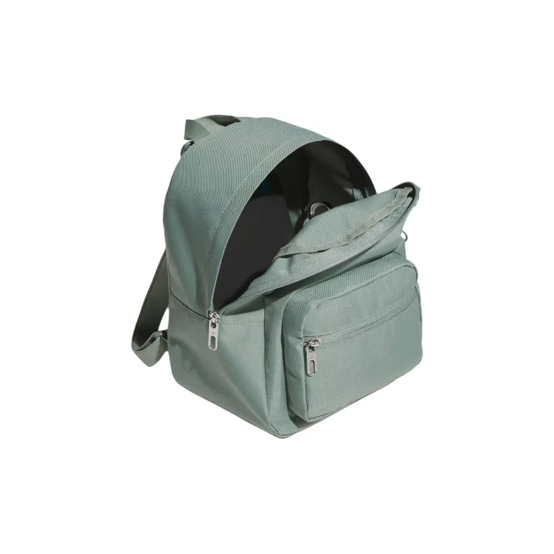 Adidas Recycled Polyester Carry Backpack Mini Women's Dusty Green-3