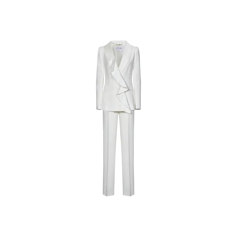 ALBERTA FERRETTI Business Suits Women's White-0