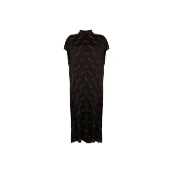 Balenciaga SS22 Short-Sleeved Dresses Women's Black