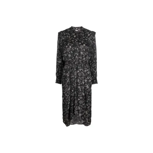 ISABEL MARANT Long-Sleeved Dresses Women's Black