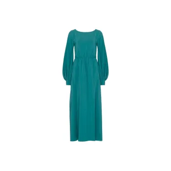 GUCCI Silk Belted Maxi Dress