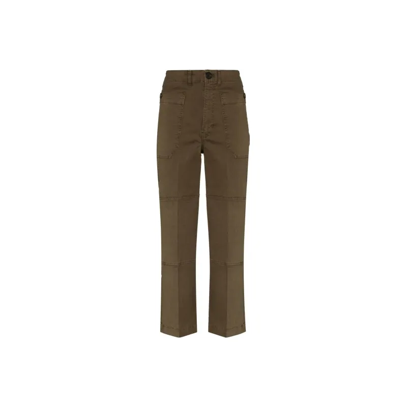FRAME Straight leg Utility Trousers-0