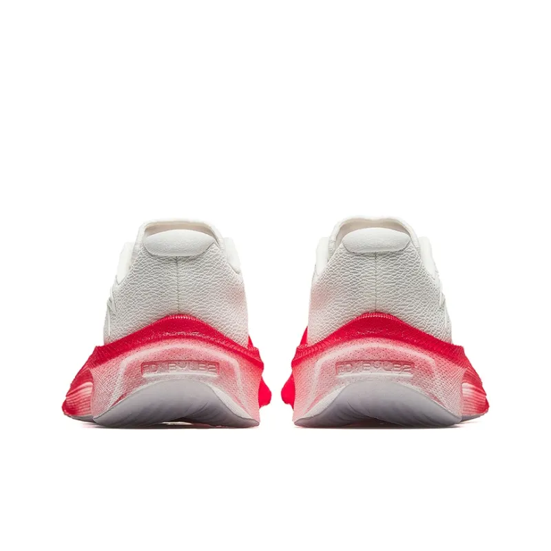 Anta Asphalt Road Fighter 2.0 Slip Resistant And Breathable Low Top Long Distance Running Shoes Men's White Red-3