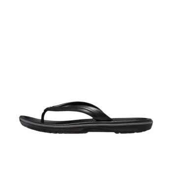 Crocs Crocband Abrasion Resistant Flip Flops Women's Black